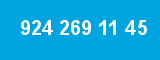 924 269 11 45